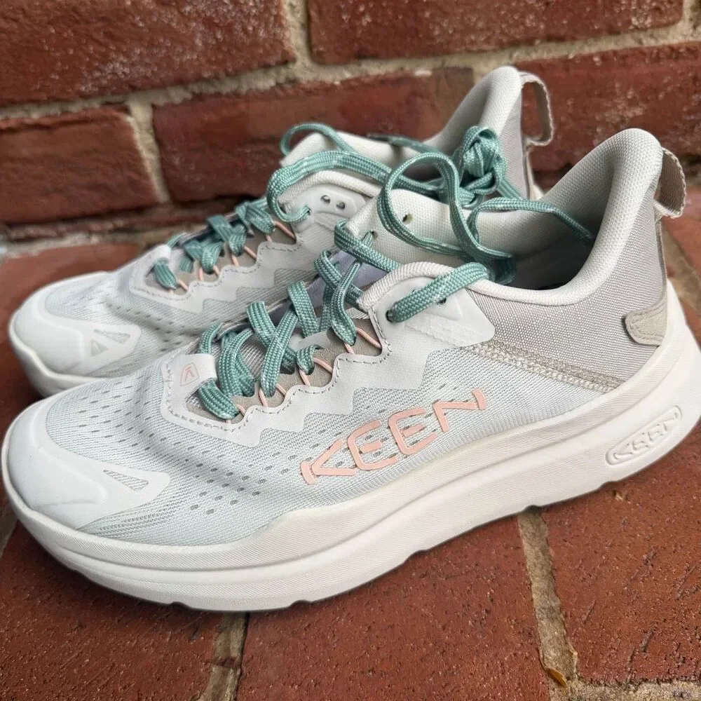 KEEN WK450 Womens Walking Shoes Birch Peach Parfait Size 6.5 NEW